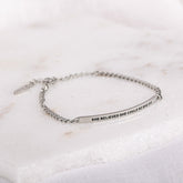 SHE BELIEVED SHE COULD SO SHE DID- DAINTY CHAIN BRACELET - Inspiration Co.