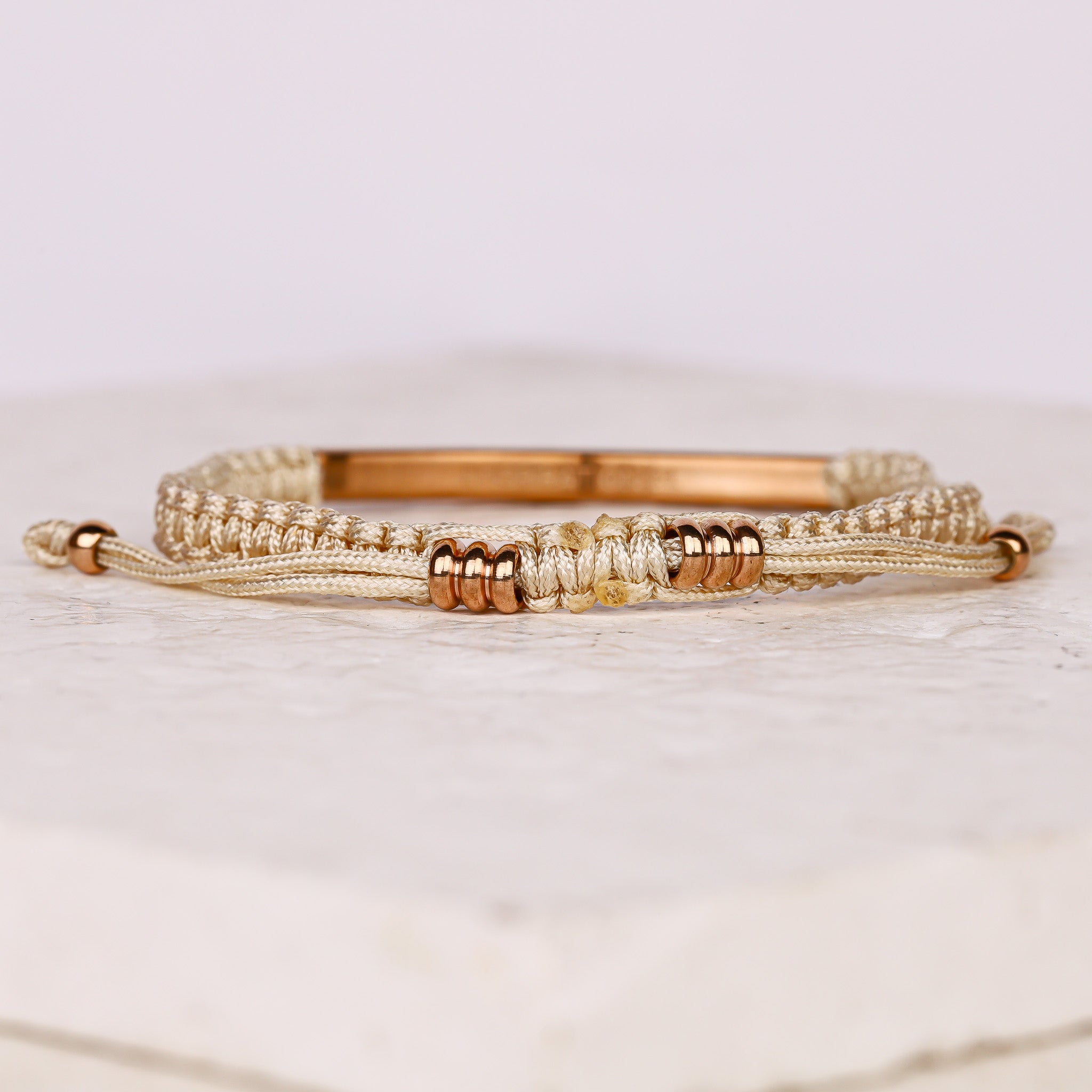 SHE BELIEVED SHE COULD SO SHE DID ROPE BRACELET - Inspiration Co.