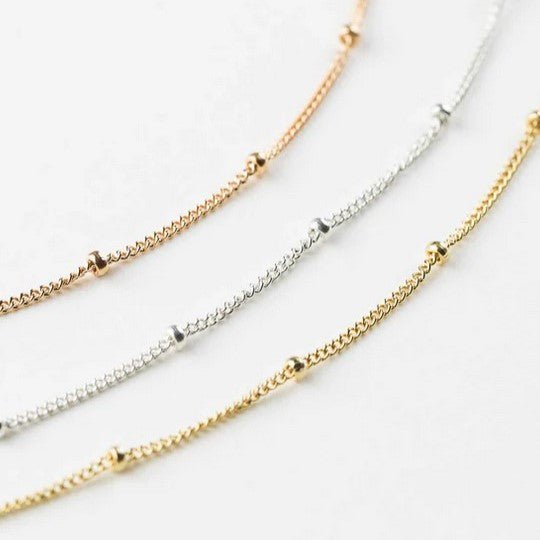 STUDDED CHAIN NECKLACE - Inspiration Co.