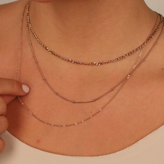 STUDDED CHAIN NECKLACE - Inspiration Co.