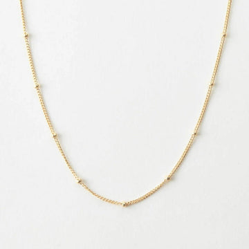 STUDDED CHAIN NECKLACE