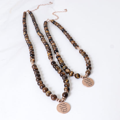 TIGER EYE MANA NECKLACE - Inspiration Co.