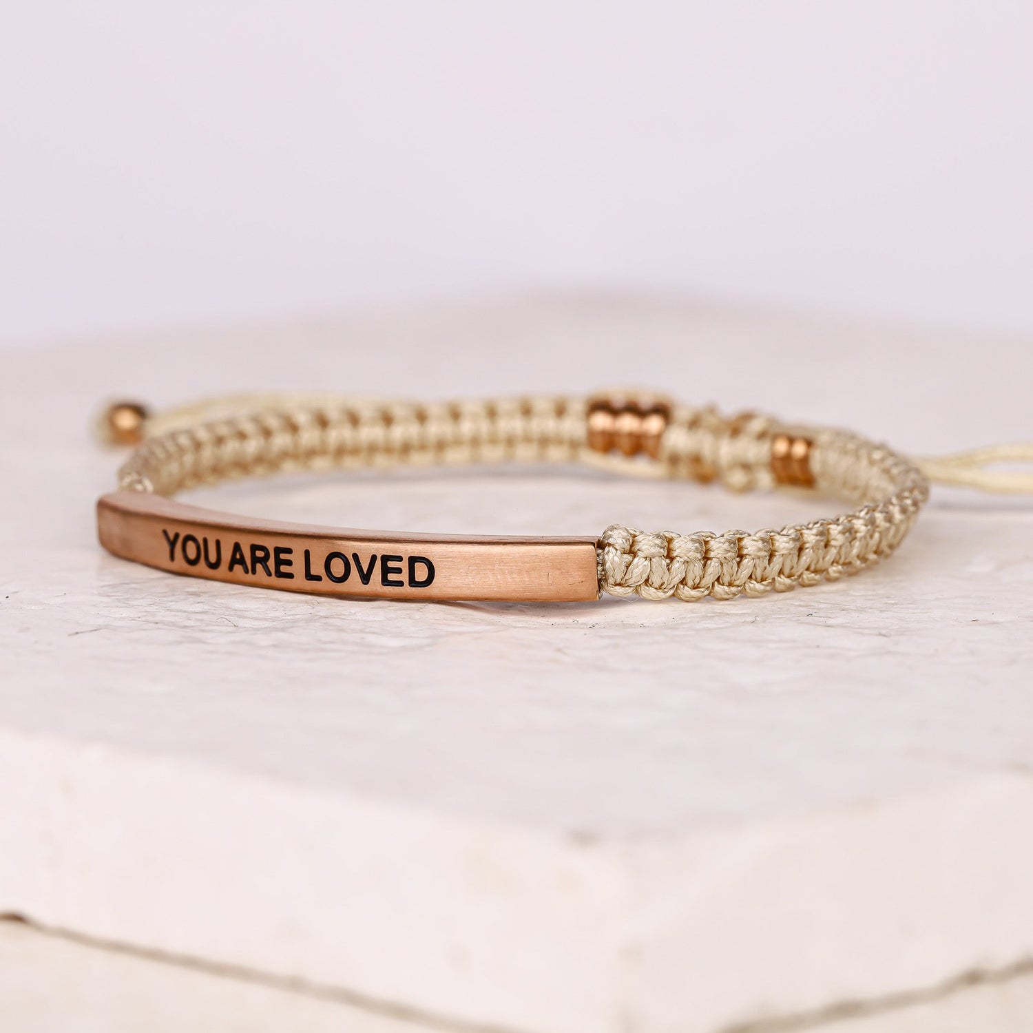 YOU ARE LOVED ROPE BRACELET - Inspiration Co.