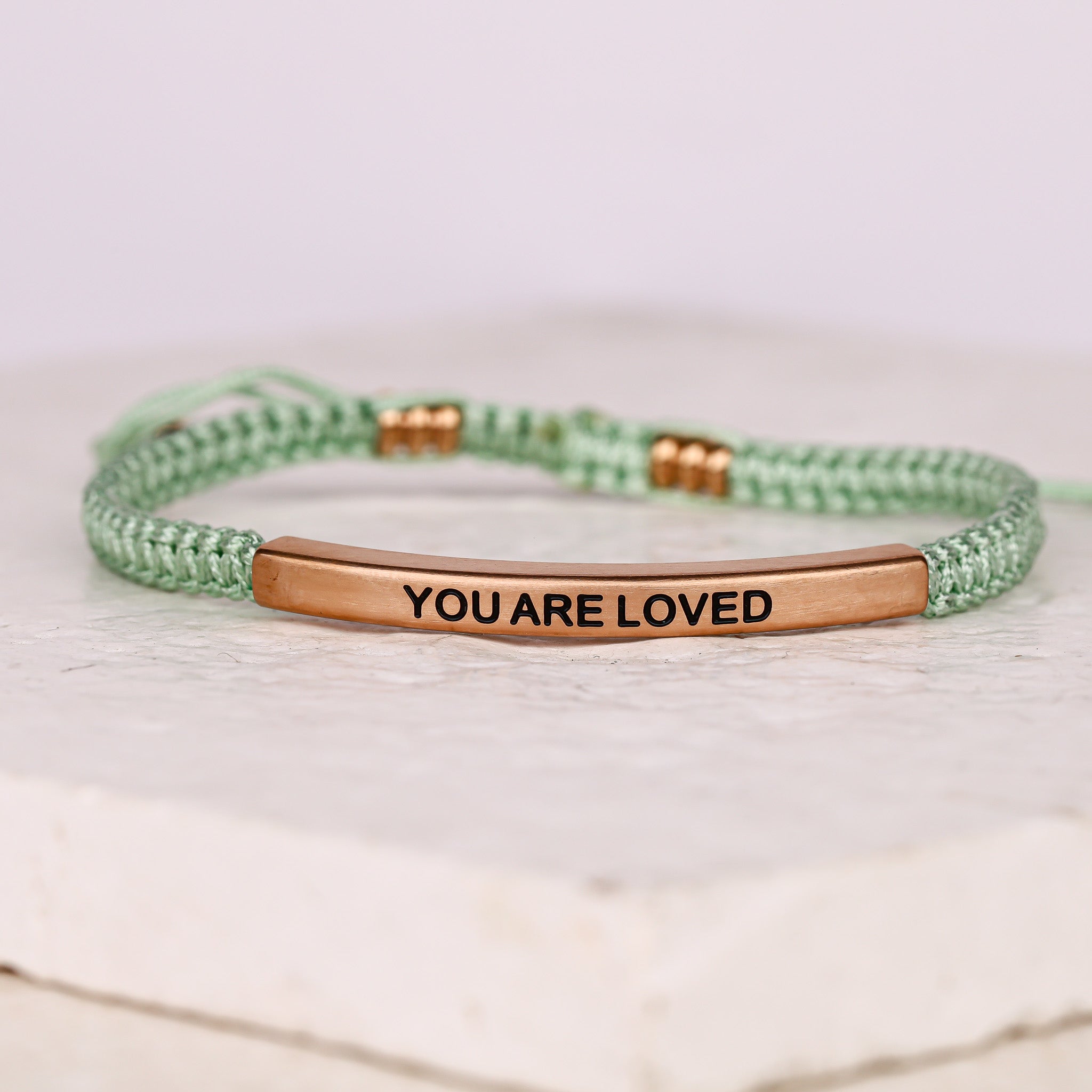 YOU ARE LOVED ROPE BRACELET - Inspiration Co.