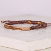 YOU ARE LOVED ROPE BRACELET - Inspiration Co.