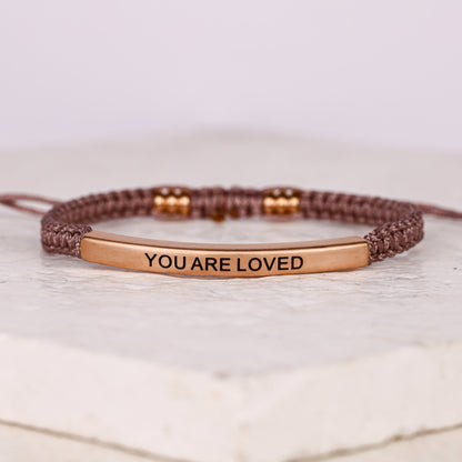 YOU ARE LOVED ROPE BRACELET - Inspiration Co.