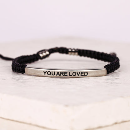 YOU ARE LOVED ROPE BRACELET - Inspiration Co.