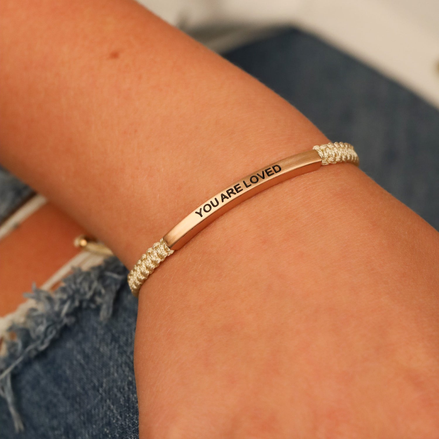 YOU ARE LOVED ROPE BRACELET - Inspiration Co.