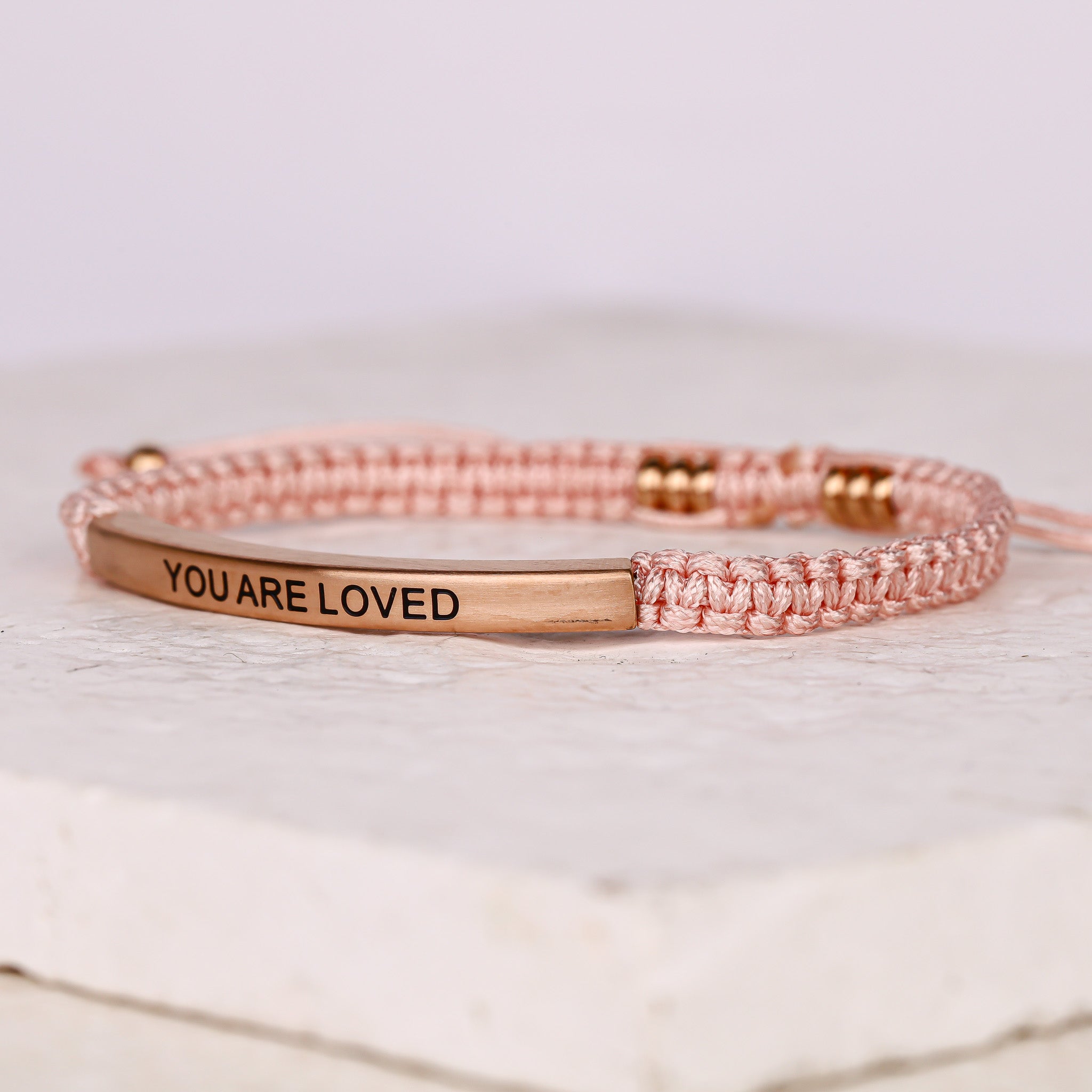 YOU ARE LOVED ROPE BRACELET - Inspiration Co.