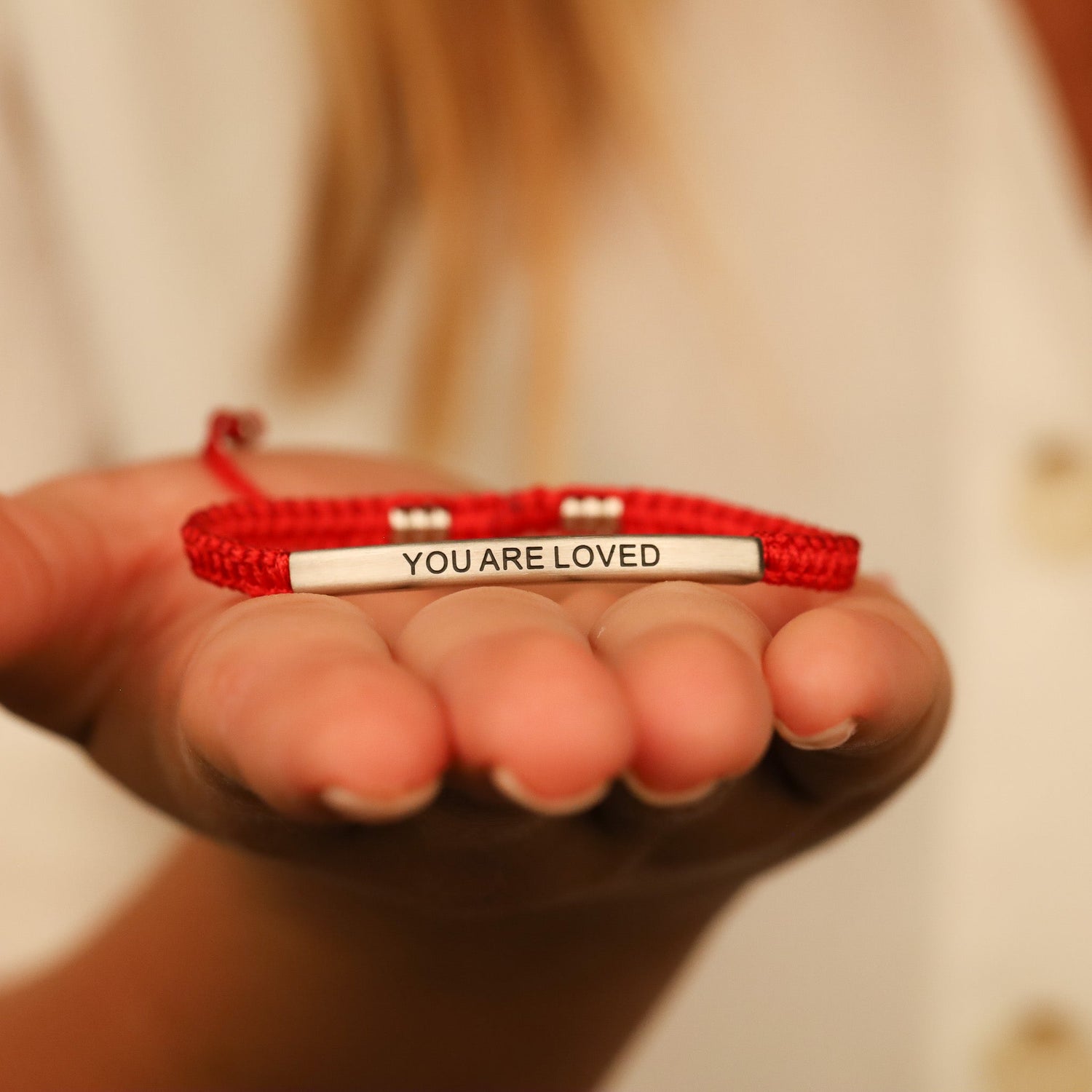 YOU ARE LOVED ROPE BRACELET - Inspiration Co.