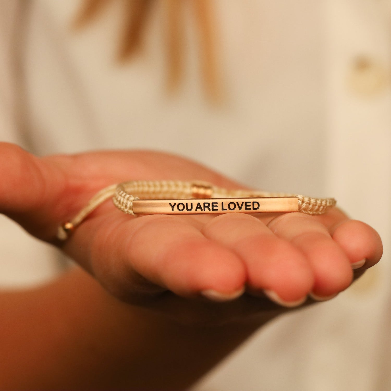 YOU ARE LOVED ROPE BRACELET - Inspiration Co.