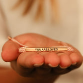 YOU ARE LOVED ROPE BRACELET - Inspiration Co.