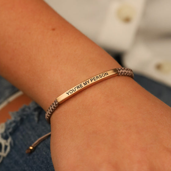 YOU'RE MY PERSON ROPE BRACELET - Inspiration Co.