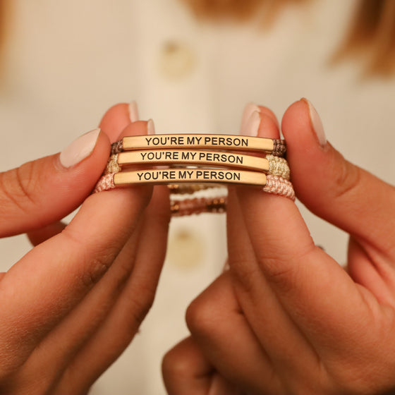 YOU'RE MY PERSON ROPE BRACELET - Inspiration Co.