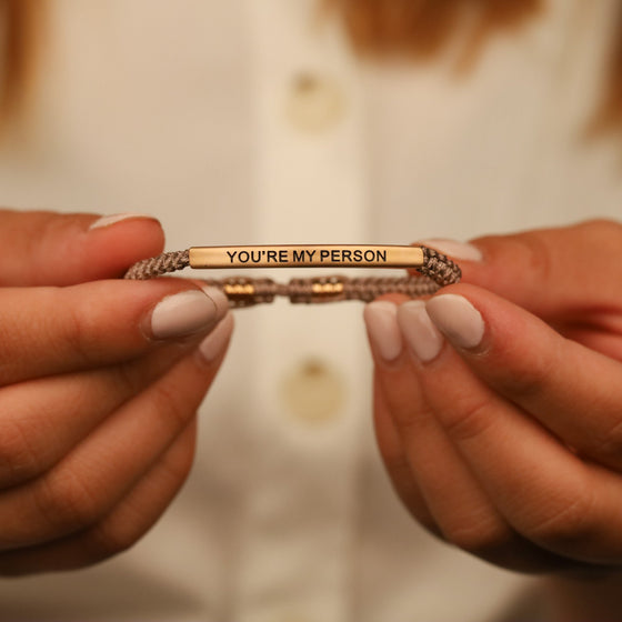 YOU'RE MY PERSON ROPE BRACELET - Inspiration Co.