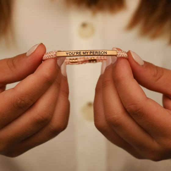 YOU'RE MY PERSON ROPE BRACELET - Inspiration Co.