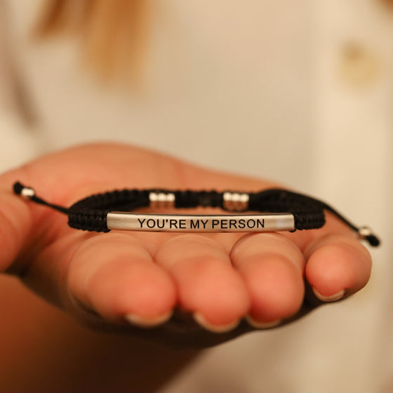 YOU'RE MY PERSON ROPE BRACELET - Inspiration Co.